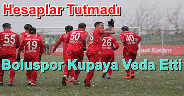 BOLUSPOR KUPAYA VEDA ETTİ