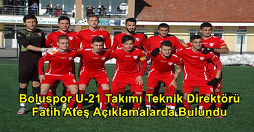 BOLUSPOR U-21 TAKIMIMIZ ŞAMPİYONLUĞA YAKIN