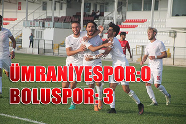 BOLUSPOR U21 ÜMRANİYE'Yİ 3 GOLLE GEÇTİ