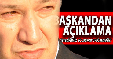 BOLUSPOR GİDİYOR. BAŞKAN ÇARIKCI AÇIKLADI