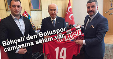 BOLUSPOR ATKISI VE FORMASI HEDİYE EDİLDİ