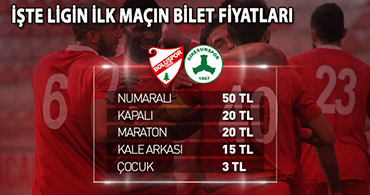 GİRESUNSPOR MAÇININ BİLET FİYATLARI BELLİ OLDU