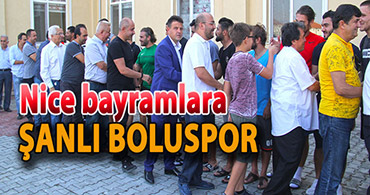 BOLUSPOR BAYRAMLAŞTI...