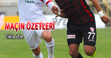 BOLUSPOR SAMSUNSPOR MAÇININ ÖZETLERİ