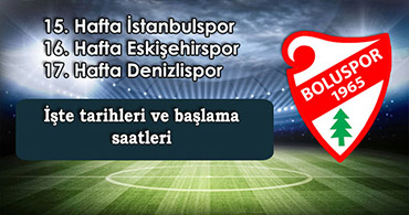 TFF 1. LİGDE 3 HAFTALIK PROGRAM AÇIKLANDI