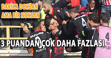 10 KİŞİLİK BOLUSPOR ADANA'YI SON DAKİKADA YIKTI