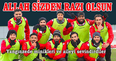 BOLUSPORLU FUTBOLCULARDAN O AİLEMİZE YARDIM