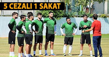 BOLUSPOR MAÇI ÖNCESİ DENİZLİ'DE 6 OYUNCU EKSİK