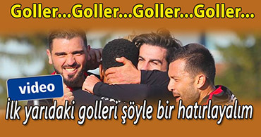 BOLUSPOR'UN İLK YARIDA ATTIĞI GOLLERİ İZLEYİN...