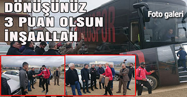 BOLUSPOR'U BALIKESİR'E UĞURLADIK