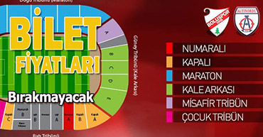 ALTINORDU MAÇININ BİLET FİYATLAR AÇIKLANDI