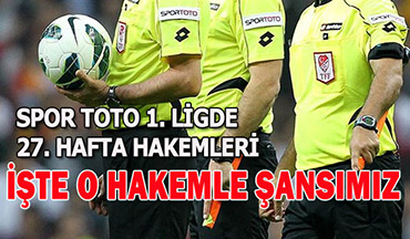 LİGDE HAFTANIN HAKEMLERİ BELLİ OLDU