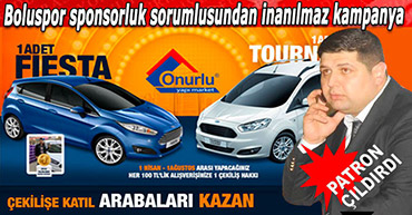 BOLU'DA KAZANIYOR, BOLU'YA, BOLUSPOR'A DA KAZANDIRIYOR