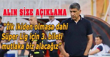 BOLUSPOR'DA SAİT HOCA MAÇI DEĞERLENDİRDİ