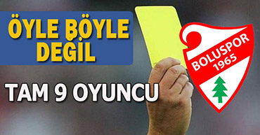 BOLUSPOR'DA ÖYLE BİR DERT VAR Kİ SORMAYIN!..