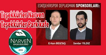 ZORLU MAÇIN SPONSORLARI NARVEN VE PARK KAFE