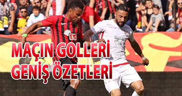 İŞTE BOLUSPOR ESKİŞEHİRSPOR MAÇININ ÖZETLERİ