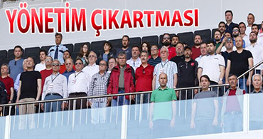 HER ZAMAN HER YERDE, YÖNETİM HEP TAKIMIN PEŞİNDE