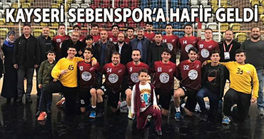 SEBENSPOR YENİLGİSİZ PLAY-OFF'U GARANTİLEDİ