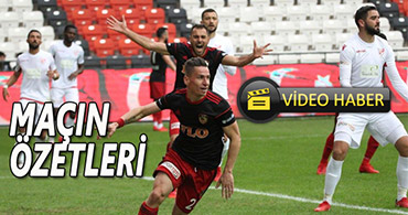 GAZİŞEHİR FK BOLUSPOR MAÇINI ÖZETLERİ