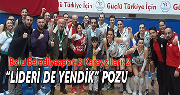 BOLU BELEDİYESPOR LİDER MİDER DİNLEMİYOR