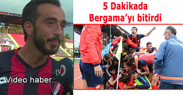 İSMAİL TÜRK'ÜN GOLLERİ DÜZCESPOR'U GALİBİYETE TAŞIDI