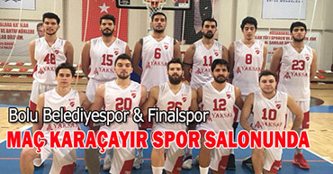 BOLU BELEDİYESPOR FİNALSPOR İLE 17.00'DE KARŞILAŞACAK