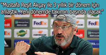 MUSTAFA REŞİT AKÇAY 1. LİGE HOCA OLDU