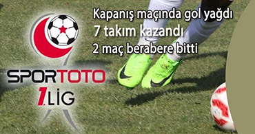 SPOR TOTO 1. LİGDE İLK HAFTA MAÇLARI TAMAMLANDI