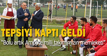 YILMAZ'DAN AMPUTE MLLİ TAKIMINA SÜRPRİZ