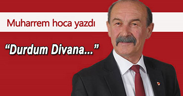 MUHARREM DEMİREL YAZDI: DURDUM DİVANA...