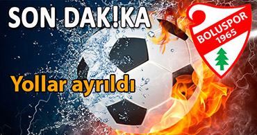 BOLUSPOR'DA İSTİFA GELDİ