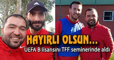 BOLU BİR FUTBOL ANTRENÖRÜ DAHA KAZANDI