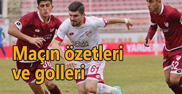 İŞTE BOLUSPOR ELAZIĞSPOR MAÇININ ÖZETLERİ