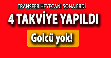 ARA TRANSFER DÖNEMİ SONA ERDİ