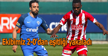 BOLUSPOR KASIMPAŞA İLE 2-2 BERABERE KALDI