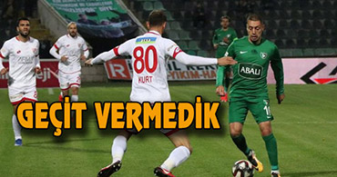 BOLUSPOR'DAN LİDERE ÇELME (0-0)