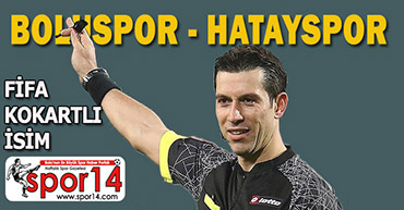 HATAYSPOR MAÇININ HAKEMLERİ BELLİ OLDU