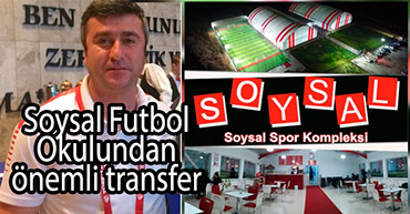 BAŞARILI TEKNİK ADAM ARTIK "SOYSAL FUTBOL OKULU"NDA