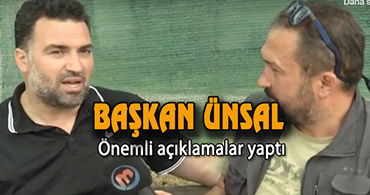 TPFD BAŞKANI HAKAN ÜNSAL VEDAT ÖZKAN'A KONUŞTU