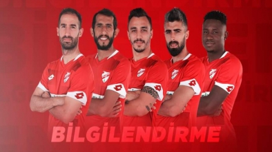 BOLUSPOR'DA 5 OYUNCU EKSİK