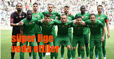 SPOR TOTO 1. LİGE DÜŞTÜLER