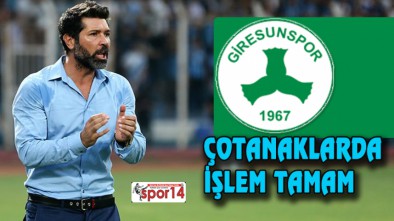 GİRESUNSPOR ERKAN SÖZERİ'NİN YERİNİ DOLDURDU