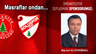 ÜMRANİYESPOR MAÇININ SPONSORU BELLİ OLDU