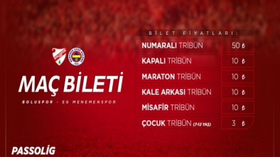 MENEMENSPOR MAÇININ BİLET FİYATLARI AÇIKLANDI