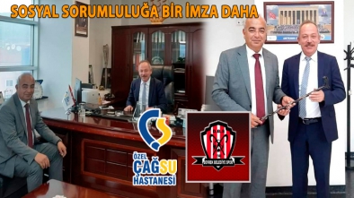 ÖZEL ÇAĞSU HASTANELERİNDEN SPORA DESTEK