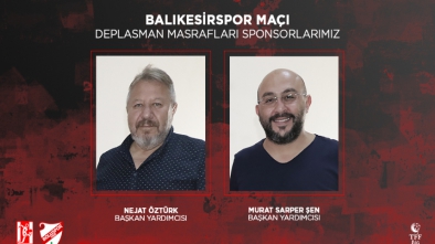 BALIKESİRSPOR MAÇININ SPONSORLARI BELLİ OLDU