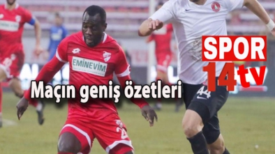 BOLUSPOR ÜMRANİYESPOR MAÇININ GENİŞ ÖZETLERİ