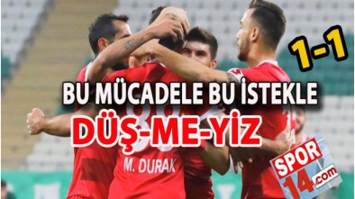 BOLUSPOR BURSA'DAN İSTEDİĞİNİ ALDI (1-1)