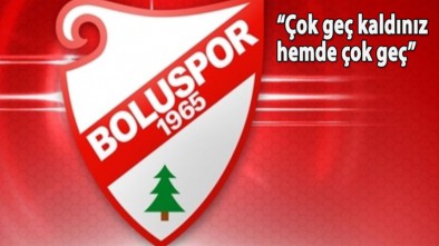 BOLUSPOR'DA FLAŞ GELİŞME...